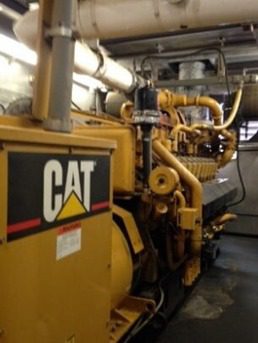 CAT 3520 and OC 250 CM inside of a industry
